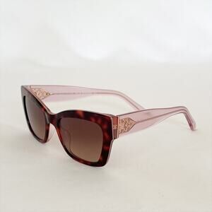 KATE SPADE new york Valeria Cat Eye Sunglasses 53mm Havana Pink NEW